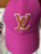 Louis Vuitton Signature LV Pink Orange Baseball Cap Hat | 100% Authentic, Stylish & Vibrant Women's Accessory