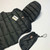 100% Authentic Moncler Grenoble "Rossiniere" Black Gilet – Luxury Down Quilted Vest with Packable Bag