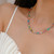 Louis Vuitton Flower Patterns Monogram Logo Neon Color Necklace & Choker