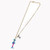 Louis Vuitton Initial Logo Animals Zoom Dragon Blue Pink Necklace MP2928 - Boxed & Authentic