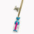 Louis Vuitton Initial Logo Animals Zoom Dragon Blue Pink Necklace MP2928 - Boxed & Authentic