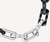 Louis Vuitton Damier Chain Link Bracelet MP3190 – Black, Silver, & Grey – Cuban Style