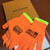 Louis Vuitton Men’s Work Gloves Gon RGB MP2371 – Unused, Bold Orange & Yellow, Virgil Abloh Collection