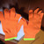 Louis Vuitton Men’s Work Gloves Gon RGB MP2371 – Unused, Bold Orange & Yellow, Virgil Abloh Collection