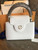 Stunning Louis Vuitton Capucines Handbag in Snow White Taurillon Leather – Exotic Python Details, Luxury Design