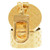 Authentic Louis Vuitton Bijoux Sack Rabbit Keyring Bag Charm – Gold & Silver, 10.5cm