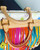 Louis Vuitton Monogram Fringe Multicolor White Speedy 25 Bag Tote M400113 – Luxury Designer Handbag, Brand New