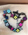 Louis Vuitton Monogram Flower Bead Bracelet w/ LV Initials Charm – Silver & Ruthenium 2024