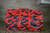 Louis Vuitton x Urs Fischer Keepall 45 Red Tufted Canvas front view