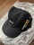 Supreme SS24 Cordura Denim Small Box 6-Panel Hat - Black - Front View