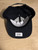 "Close up of Supreme beaded logo detail on navy hat