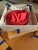 Authentic Louis Vuitton Virgil Abloh SS19 Red LV Shape Belt 100cm new in box