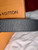 Close up black chain detail Virgil Abloh LV belt