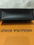 Louis Vuitton Dauphine Chain Wallet – Black Lace Monogram with Red Leather, Authentic, Brand New