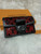 Louis Vuitton Dauphine Chain Wallet – Black Lace Monogram with Red Leather, Authentic, Brand New