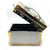 LOUIS VUITTON Boite Fracon Vanity Cosmetics Pouch – Epi Metallic Silver, Luxury LV Makeup Case, Premium Leather Storage Pouch