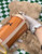 LOUIS VUITTON Upcycled Monogram Drawstring Gift Bag – Authentic LV Chain‑Strap & Leather Accent Pouch for iPhone 12 & Essentials