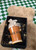 LOUIS VUITTON Upcycled Monogram Drawstring Gift Bag – Authentic LV Chain‑Strap & Leather Accent Pouch for iPhone 12 & Essentials