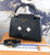 Authentic Louis Vuitton Capucines PM tote featuring layered leather and metal stud flower embellishments