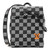 Louis Vuitton Damier Distorted Steamer XS in black-and-white coated canvas with matte black hardware
