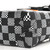 Louis Vuitton Damier Distorted Steamer XS in black-and-white coated canvas with matte black hardware