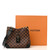 Louis Vuitton Damier Ebene Odeon PM messenger bag in coated canvas with black leather trim and adjustable strap