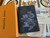 Louis Vuitton Damier Graphite N60300 pocket organizer in black and gray coated canvas with interlocked Louis Vuitton lettering