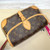 Louis Vuitton Diane NM PM monogram coated canvas shoulder bag M46049 with reversible jacquard strap