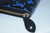 Louis Vuitton Digit Bleu Zippy Wallet M67235 in blue and black Monogram canvas with silver-tone zip closure