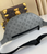 Louis Vuitton Discovery Bumbag PM in anthracite Monogram Shadow calf leather with black hardware and adjustable strap