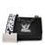 Louis Vuitton Épi Kusama Infinity Dots Twist Shoulder Bag MM in black Épi leather with enamel polka-dot Twist lock and two straps