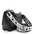 Louis Vuitton Épi Kusama Infinity Dots Twist Shoulder Bag MM in black Épi leather with enamel polka-dot Twist lock and two straps