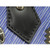 Louis Vuitton Alma BB Épi Denim M50833 in blue and black Epi leather with silver hardware and shoulder strap