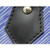 Louis Vuitton Alma BB Épi Denim M50833 in blue and black Epi leather with silver hardware and shoulder strap