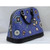 Louis Vuitton Alma BB Épi Denim M50833 in blue and black Epi leather with silver hardware and shoulder strap