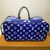 Louis Vuitton Escale Neverfull MM tote bag in blue tie-dye Monogram canvas with cowhide-leather trim and detachable pouch