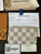 100% Authentic Louis Vuitton Damier Azur Key Pouch Clés – 2020 Canvas Zip Wallet with Chain & Hook, New with Receipt & Box