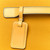 Louis Vuitton Horizon Soft Duffle 55 in yellow and gray thermoformed knit Monogram with cowhide-leather handle and dual wheels
