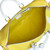 Louis Vuitton Keepall Bandoulière 50 in bright yellow grained leather with white trim and yellow LV-monogram acetate chai