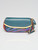 100% Authentic Louis Vuitton Monogram Savage Tiger Clutch in Turquoise (FL0161) – Limited Edition Sequined Tiger Stripes, Suede & Python Trim, New with Dust Bag & Receipt