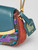 100% Authentic Louis Vuitton Monogram Savage Tiger Clutch in Turquoise (FL0161) – Limited Edition Sequined Tiger Stripes, Suede & Python Trim, New with Dust Bag & Receipt