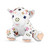 Louis Vuitton Doudou Tiger plush in brown Monogram velour with embroidered Monogram flower eyes and natural cowhide leather yoke