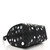 Louis Vuitton x Yayoi Kusama Monogram Eclipse Keepall Bandoulière 45 in black coated canvas with silver polka dots and silver-tone hardware