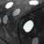 Louis Vuitton x Yayoi Kusama Monogram Eclipse Keepall Bandoulière 45 in black coated canvas with silver polka dots and silver-tone hardware