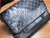Louis Vuitton Monogram Savannah Messenger PM M43293 in navy canvas with calfskin trim and silver-tone hardwar