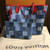 Louis Vuitton Neverfull MM tote in blue Monogram Denim canvas with patchwork accents and removable pouch
