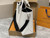Louis Vuitton Weekend Tote NM in Monogram Washed Denim canvas with Taiga leather handles and removable shoulder stra
