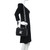 Louis Vuitton x Yayoi Kusama Épi Twist Shoulder Bag MM in black calfskin with silver polka-dot hardware and chain-leather strap