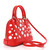 Louis Vuitton x Yayoi Kusama Épi Alma BB in red grained calfskin with white polka dots and silver-tone hardware
