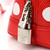 Louis Vuitton x Yayoi Kusama Épi Alma BB in red grained calfskin with white polka dots and silver-tone hardware